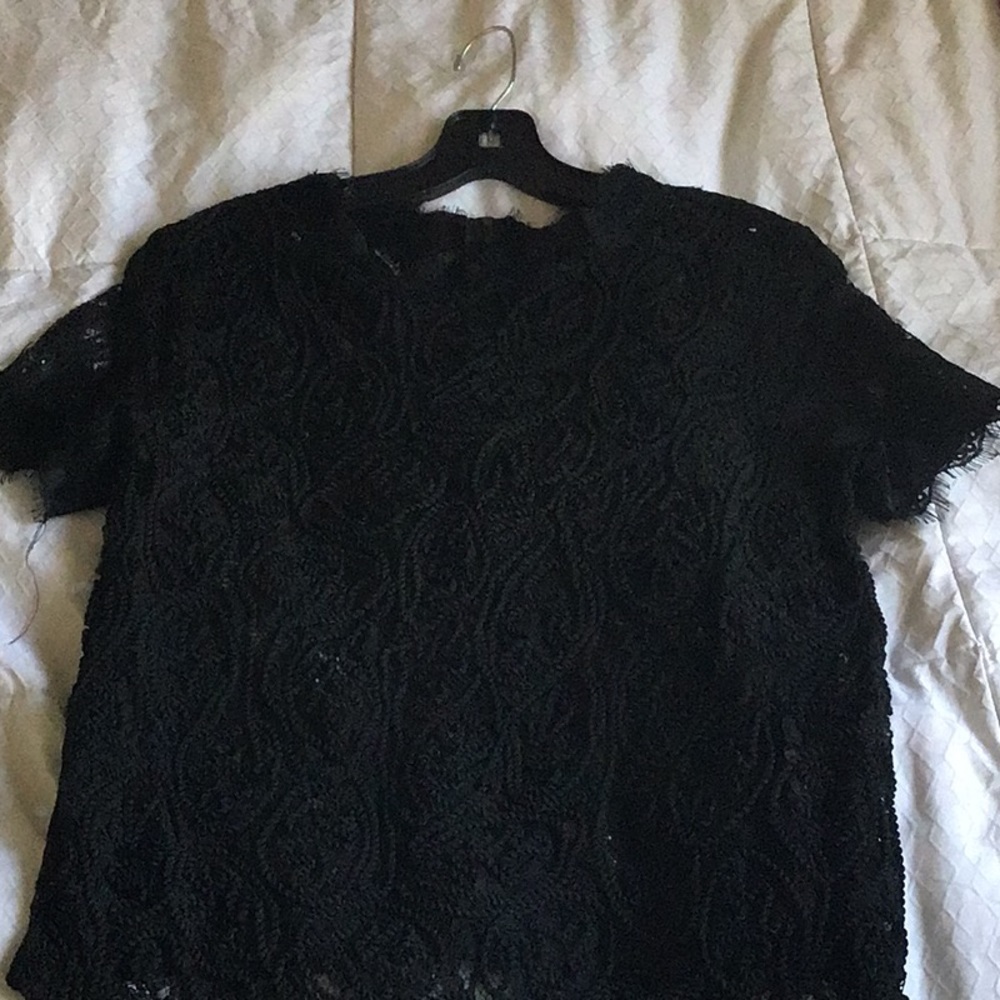 Black Lace Top